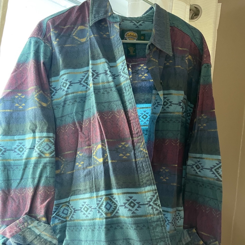 Womens Aztec patterned shacket